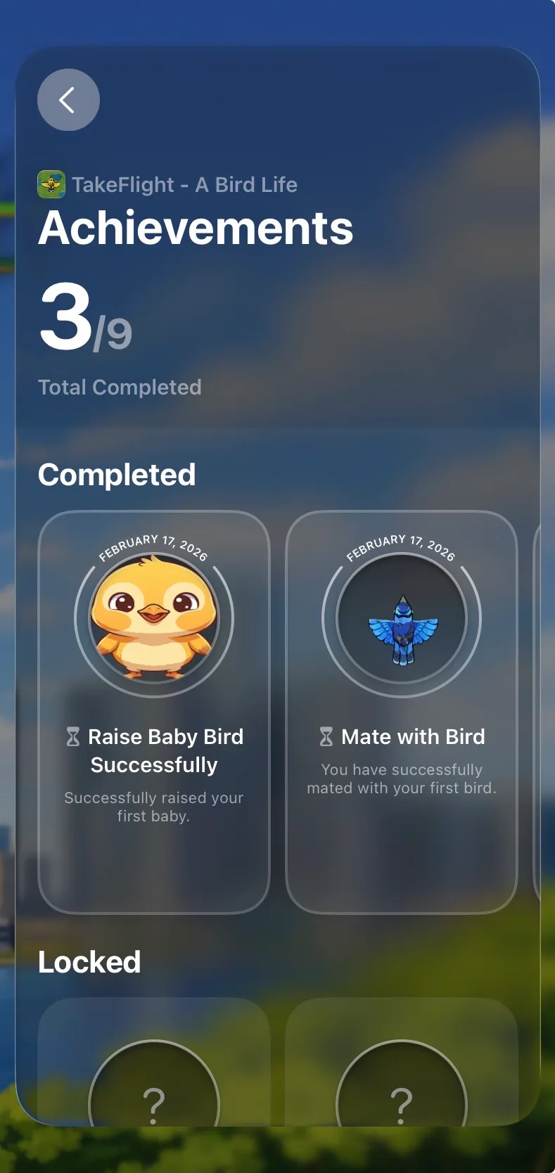 Take Flight run summary